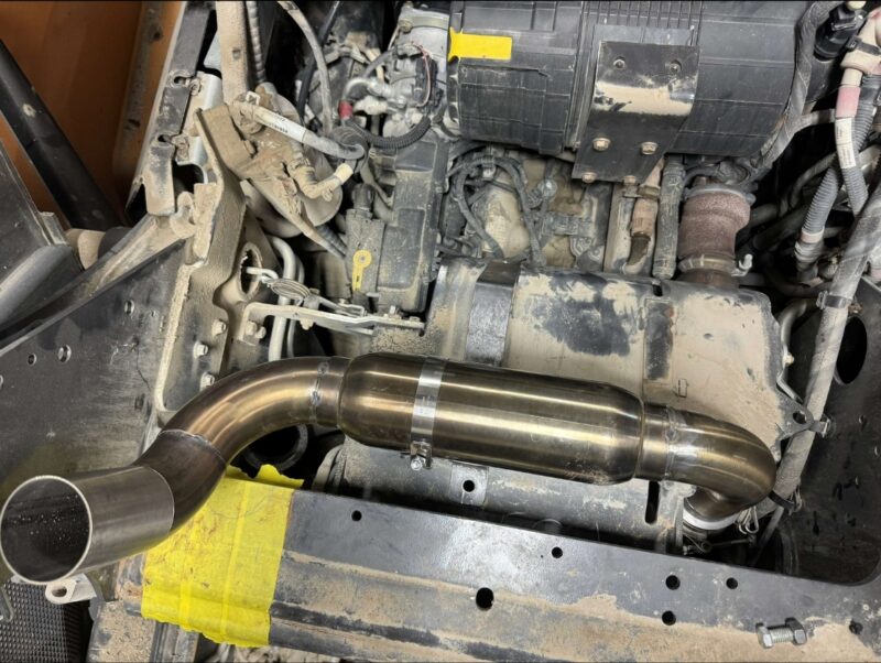 Case DPF replacement pipe