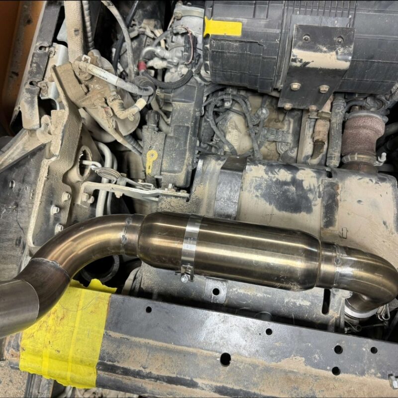 Case DPF replacement pipe