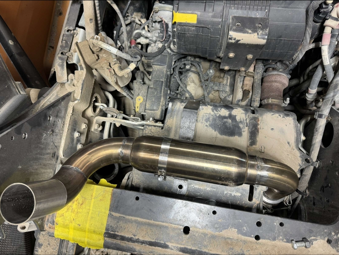Muffler Conversion Kit For Bobcat 863 873 Skid Steer Loader - Deutz Pipe Exhaust 6667955